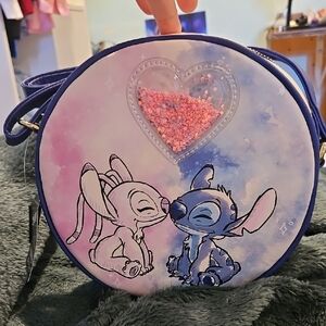 Disney Our Universe Stitch and Angel Heart Bag